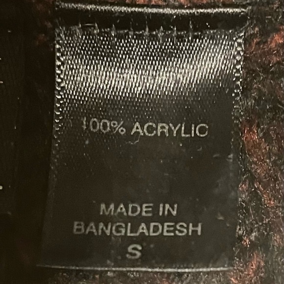 DAYTRIP burgundy/maroon marled cardigan. Size small - Picture 7 of 9